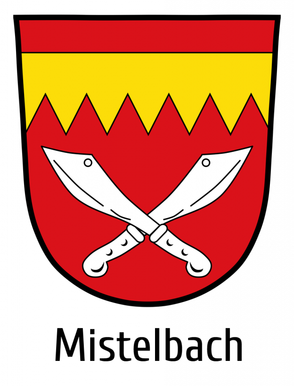 Wappen Mistelbach mit Schriftzug
