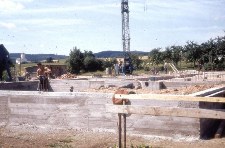 Bilder Neubau Schule Hummeltal 1965